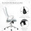 Vinsetto Silla de Oficina Gris 62 x 56 x 119.5 cm 3