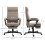 Vinsetto Silla de Oficina Marrón 68 x 67 x 119 cm 3