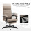 Vinsetto Silla de Oficina Marrón 68 x 67 x 119 cm 4