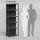 Homcom Librería Negro 60 x 30 x 179 cm 4