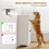 Homcom Mueble de Baño Blanco 85 x 30 x 85 cm 2