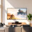 Homcom Pantalla de proyector Blanco 272 x 156 cm 2