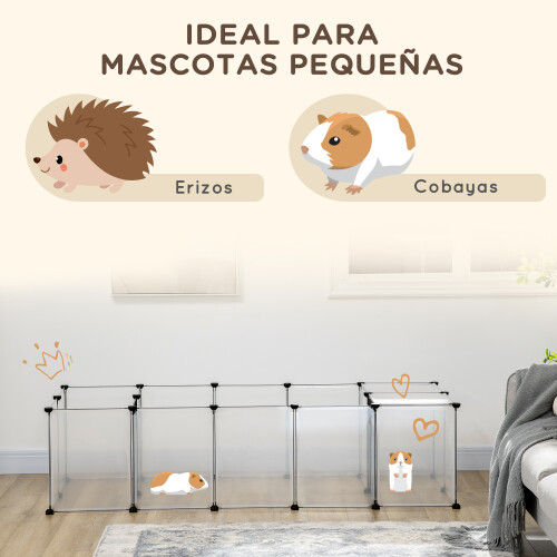 PawHut Valla para Mascota Bicolor 175 x 70 x 45 cm 1