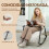 Homcom Silla Mecedora Gris 62 x 100 x 89 cm 4