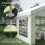 Outsunny Carpa de Jardín Blanco 600 x 400 x 280 cm 6