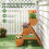 Outsunny Jardinera Marrón 65 x 75 x 76 cm 6