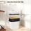 Homcom Cubo de Basura Blanco 27.6 x 21.4 x 33.5 cm 6