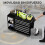Homcom Carro de Herramienta Negro 96 x 33.5 x 75 cm 3
