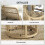 Outsunny Muebles de Jardín Beige 122 x 79 x 75 cm 2