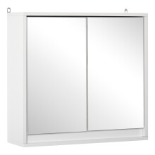 Armario con Espejo Blanco 48 x 14.5 x 45 cm