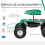 Outsunny Carrito de Jardín Verde 98 x 45 x 87 cm 4