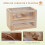 PawHut Jaula Madera para Hámster Marrón 60 x 35 x 42cm 2