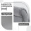 Homcom Banco Pie Cama Gris 102 x 36 x 51cm 4