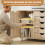 Homcom Mueble para Impresora Marrón 78 x 40 x 65.5 cm 8