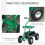 Outsunny Carrito de Jardín Verde 98 x 45 x 87 cm 2