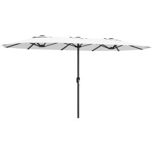Sombrilla Doble Blanco 459 x 266 x 235 cm