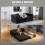 Homcom Sofá Cama Gris 198 x 100 x 69 cm 4