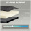 Homcom Sofá Cama Gris 198 x 100 x 69 cm 5