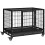 PawHut Jaula para Perro Negro 92 x 62 x 75 cm 1