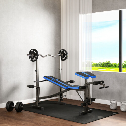 Homcom Banco de Pesa Negro 175 x 139 x 127 cm 1