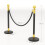 Homcom Postes Separadore Negro 32 x 32 x 96 cm 4