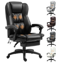 Silla Oficina Masaje Negro 68.5 x 68.5 x 121 cm