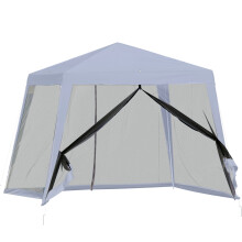 Carpa de Jardín Gris 300 x 300 x 245 cm