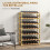 Homcom Botellero Marrón 63 x 25 x 102 cm 3
