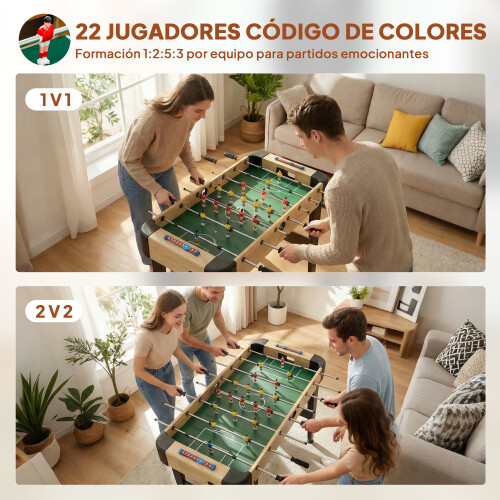 Mesa de Futbolín Marrón 92 x 75 x 71 cm 2