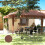Outsunny Carpa Plegable Marrón 585 x 295 x 270 cm 6