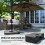 Outsunny Base para Sombrilla Negro 101 x 101 x 12 cm 7