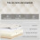 Homcom Pie de Cama Beige 117 x 40 x 48 cm 4