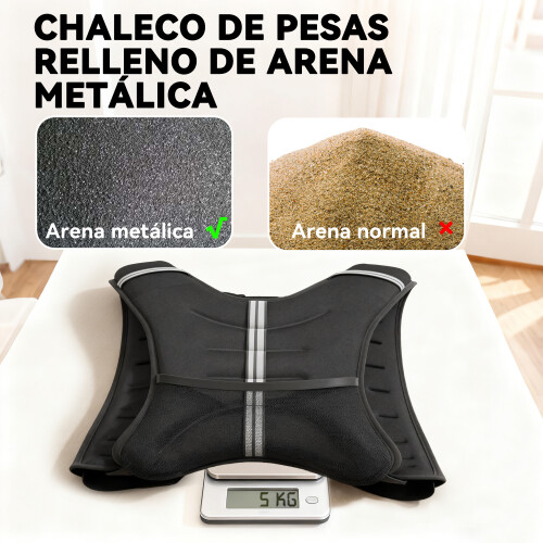 Homcom Chaleco Lastrado Negro 40 x 35 cm 2