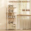 Homcom Estantería para Libro Bicolor 58 x 24 x 122 cm 6