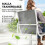 Outsunny Conjunto de Jardín Gris 150 x 80 x 73 cm 4