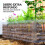 Outsunny Jardinera Exterior Gris 180 x 90 x 57.5 cm 4