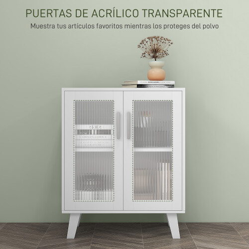 Homcom Aparador Blanco 61 x 35 x 75 cm 1