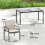 Outsunny Conjunto de Jardín Marrón 150 x 80 x 74 cm 3