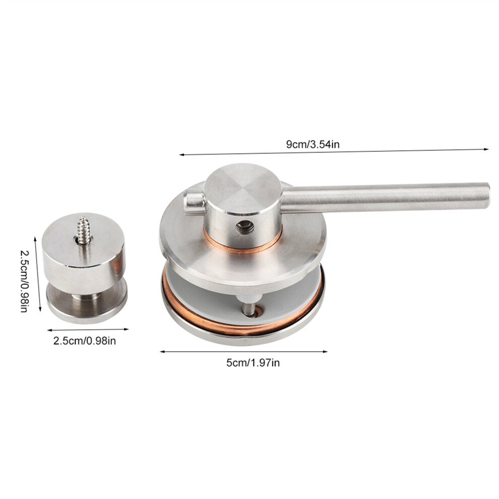 Toilet Privacy Lock With Indicator Rotating Bolt Durable Steel Easy To Use 8781388380558