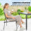 Outsunny Conjunto de Jardín Marrón 150 x 80 x 74 cm 6