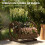 Outsunny Jardinera Marrón 61 x 62 x 57 cm 4