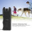 Ultrasonic Dog Repeller Flashlight – Durable ABS, 10m Range, 13x5x2.5cm 12