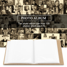 Bear Photo Album Storage 100 Photos, 30x16.5cm, Modern Design