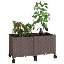 Jardinera Elevada Marrón 80 x 40 x 43 cm