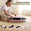 Homcom Banco de Almacenaje Rosa 76 x 38 x 35 cm 6