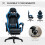 Vinsetto Silla Gaming Negro 65 x 65 x 129 cm 6