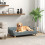 PawHut Sofá para Perros Gris 100 x 62 x 32 cm 2