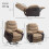 Homcom Sillón Levanta Persona Marrón 96 x 96 x 108 cm 3