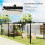 Outsunny Pérgola Beige 298 x 298 x 230 cm 6
