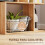 Homcom Librería Marrón 60 x 24 x 184.5 cm 5